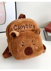 1pc New Cute Cartoon Bear Niche High Quality Material Backpack Zipper Opening And Closing And Fashionable New Bag The Bear Style Is Cute Adjustable Shoulder Straps Casual And Fashionable Very Suitable