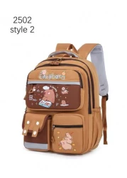 1 Pc Cute Cartoon Capybara Backpack Large Capacity Multiple Pockets Schoolbag With Adjustable Shoulder Sraps And Lightweight Design Bookbag Perfect For Students Teens And Kids For School Back To Schoo