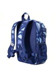 Skechers Geometric Graffiti Blue Comfortable Sports Fashion Leisure Series Backpack For Boys And Girls