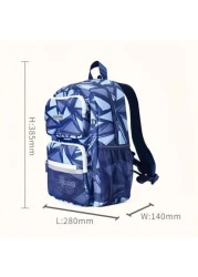 Skechers Child Kids Geometric Pattern Blue Sporty Casual Backpack Unisex
