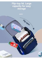 Kids School Backpack For 8 12 Years Old Waterproof Lightweight Casual Backpack For Elementary Students 3rd 6th Grade Large Capacity Bookbag For Boys And Girls