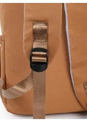 1 Cute Giant Kapibara Pattern Contrast Color Backpack Suitable For Teenagers Large Capacity Lively Student Bag With Multiple Pockets Fashion School Bag Handbag Personalized Lightweight School Backpack