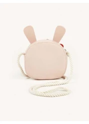 1pc Kids Cute Princess Rabbit Cartoon Girls Crossbody Bag Mini Pouch Accessory