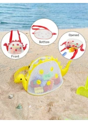 Colorful Dinosaur Shaped Beach Bag For Youngsters Lightweight Foldable With Adjustable Strap Mesh Pocket Zip Closure Dinosaur Shaped Beach Bag Outdoor Storage Bag Cute Travel Shoulder Bag Dinosaur Sha