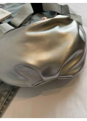 1pc New Fashion Versatile High End Solid Color Shoulder Bag Simple Large Capacity Outdoor Commute Crossbody Bag