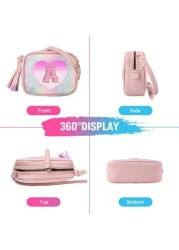 هدايا عيد ميلاد للفتاة في سن 2-10 سنوات ، حقيبة صغيرة جميلة للفتيات الصغيرات ، حقيبة يد لطفل رضيع ، حقيبة كتف بلو