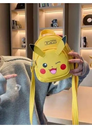 pokemon 1pc Pokemon Pikachu Cute Children s Backpack Crossbody Bag Fashionable Casual Accessory Suitable For Any Occasion Storage Bag Schoolbag Gift