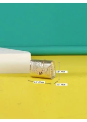 Solid Color Mini Crocodile Embossed Flap Chain Crossbody Square Bag