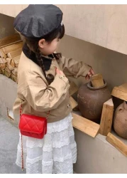 حقيبة كروسبودي صغيرة ذات تركيب أنيق للأطفال، محفظة صغيرة للاستخدام الخارجي