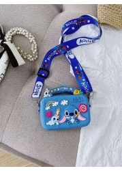 Disney 1 2 Pcs Disney Stitch Plush Crossbody Bag Cute And Versatile Purse Wallet For Boys And Girls