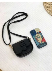 زنمان بني صغير رسول شخصي PU قابل للطي للفتاة ، مناسب للاستخدام اليومي