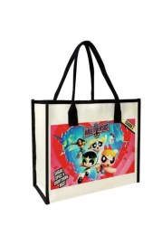 THE POWERPUFF GIRLS THE POWERPUFF GIRLS Tote Bag For Lipstick Brush Skincare Mobile Phone Coin Small Items For Home Gift Vacation And Festival Halloween Christmas Multifunctional Use For Travel Storag