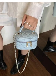 حقيبة كتف/يد صغيرة لِلأطفال شكل معين السلسلة، ذات جودة عالية وتصميم عصري متعدد الاستخدامات، وصول جديد للربيع