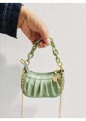 Children s Cloud Shaped Ruched Bag Girls Crossbody Bag For Festival Gift Fashionable Princess Shoulder Bag For Little Girls Coin Purse