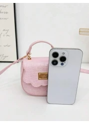 1pc New Fashionable Versatile High Quality Solid Color Handbag Lightweight Waterproof Shoulder Crossbody Bag For Commute Or Going Out