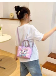 Cartoon Unicorn Children s Shoulder Crossbody Bag For Girls Cute Outdoor Fashion Purse