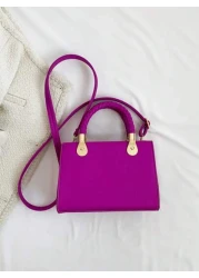 Versatile Ins Girls Handbag New Fashion Small Square Bag 14 16 Years Old Children s Shoulder Bag Texture Retro Crossbody Bag