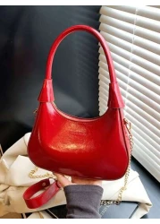 1pc New Fashion Girls Niche Bag Pu Material And Fashionable New Bag Exquisite And Beautiful Small Bag Can Be Cross Body Adjustable Shoulder Strap Casual And Fashionable Very Suitable For Taking Out To