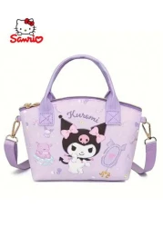 Sanrio قطعة واحدة حقيبة تسوق متعددة الإستخدامات اليابانية مع شخصيات هالو كيتي وكاريكاتير كيوت كينا مورول،حقيبة