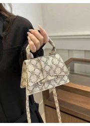 حقيبة كروس بودي شائعة في السوق، حقيبة مربعة صغيرة لون سادة ذات جودة عالية وبنقاط،حقيبة يد للربيع والأنشطة الخ