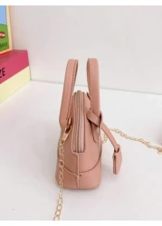 1pc Fashionable And Cute Children s Bags Small And Fresh Girls Handbags Cute Chain Crossbody Handbags High End Solid Color Bags With Letter Prints Smooth Zippers Litchi Pattern Girls Handbags Crossbod