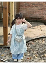 New Fashionable Mini Square Handbag With Embroidered Design