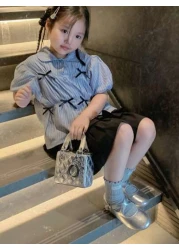 New Embroidered Strap European Style Pendant Handbag Crossbody Bag Mini Square Purse