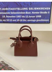 1pc Pu Zipper Closure Fashionable Niche Design Simple Mini Handbag Small Square Bag Korean Style Versatile Small Crossbody Bag Shoulder Bag Casual And Comfortable Adjustable Shoulder Strap Smooth And