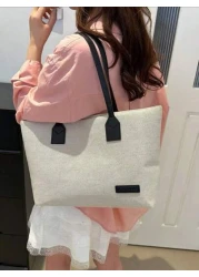 حقيبة كتف ذات سعة كبيرة بعداد الألوان للكليات والفصول الدراسية ، حقيبة ظهر للعودة إلى المدرسة ، سعة كبيرة ، خف