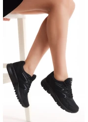 Tonny Black Unisex Black Smoked Sports Shoes 772-0