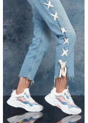 Dark Seer Women's Blue White Sneaker