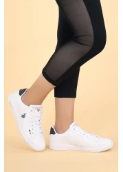 U.S. Polo Assn. Women's White Franco Dhm Casual Sports Shoes