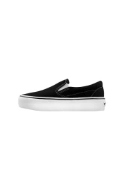 Vans حذاء رياضي Ua كلاسيكي سهل الارتداء ذو منصة سوداء