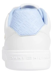 Tommy Hilfiger Essential TH Monogram Plaque Leather Trainers