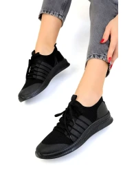 SOHO Black-Black Women's Sneakers 16278