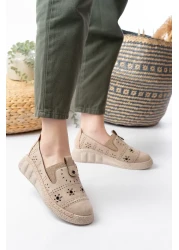 Egepass حذاء نسائي كاجوال - كومفورت ستيب مع تفاصيل لازيرمان