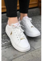 U.S. Polo Assn. Us Polo Assn Women's White Sneaker Women's Casual Sports Shoes Usp100beyaz