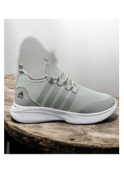 KANTEX Daily Unisex Gray Black Sneaker Breathable Lightweight Walking Flexible Sports Shoes037Mrd-