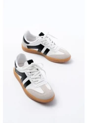 TB Terzi Bey M-1004 White Lace-up Thermo Sole Casual Women Sport