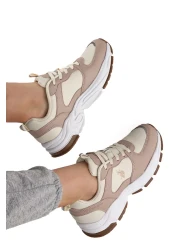 U.S. Polo Assn. قاعدة. حذاء رياضي نسائي من Polo Assn Sorley برباط للمشي اليومي