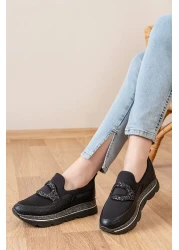 MOD10 Laceless Black Women's Shoes Women's Casual Shoes Orthopedic Women's Sports Shoes