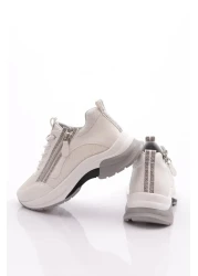 Dgn 30164 Women's Sneakers - Lace-Up and Zip-Up