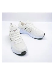 LANDSHOES حذاء رياضي للجنسين - مريح لتقويم العظام، حذاء رياضي مرن ومريح برباط