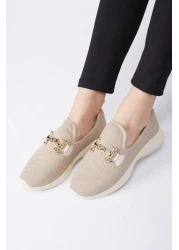 TOFİSA Women's Mink Buckle Mesh Sports Shoes - 24927