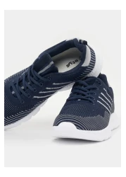 Styli Textured Gripped Sole Lace Up Sneakers