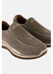Skechers Men Cowen Slip On Outdoor Shoes, Taupe