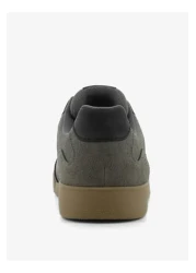 SJ Men's Panelled Lace-Up Low Ankle Sneakers