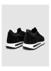 Cabani Knitwear Black Lace-Up Men's Sneaker