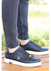 U.S. Polo Assn. Comfortable Sole Skin Black Men's Sneaker Sports Shoes