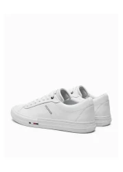 Tommy Hilfiger Men's White Sneakers - Th Hi Vulc Street Rwb Lth Low